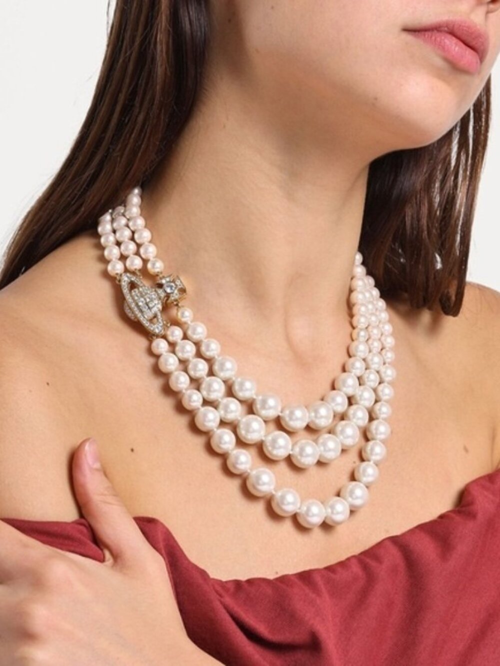 Vivienne Westwood Graziella embellished necklace